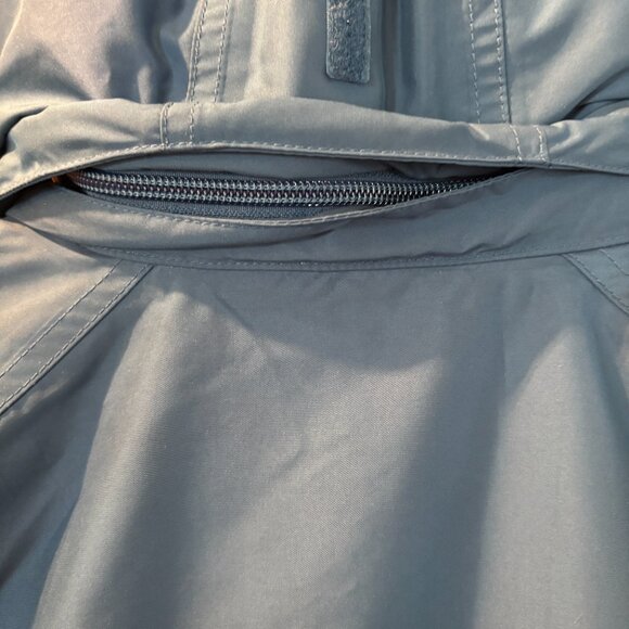 Women’s L.L. Bean Hooded Coat Thinsulate Winter Small 0FJS3 Blue Pockets - Picture 8 of 14